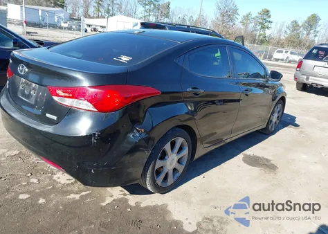 2013 Hyundai Elantra Limited из США, поврежденный, VIN KMHDH4AE5DU487993